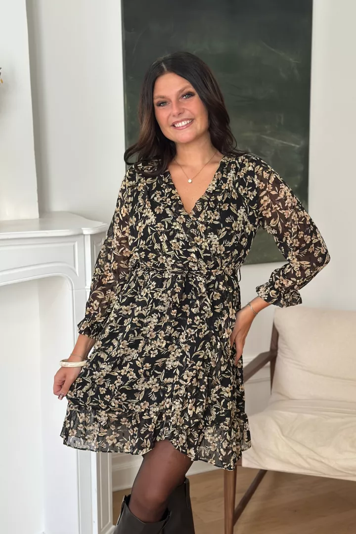 Robe courte Tiara Noir