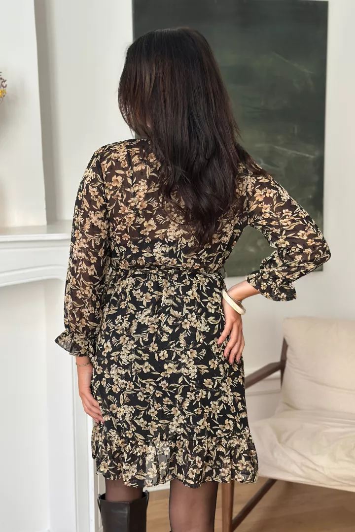 Robe courte Tiara Noir