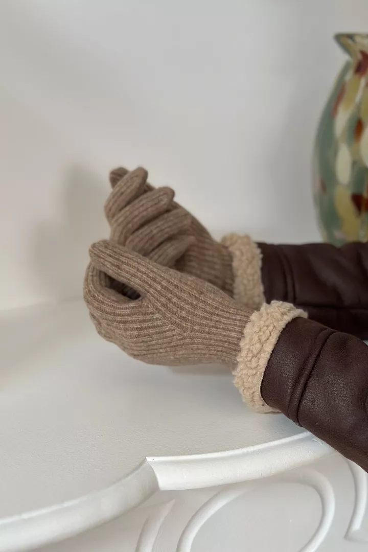 Gants Calie Beige