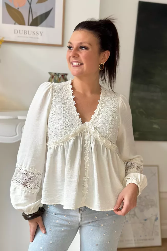 Blouse Suzie Ecru