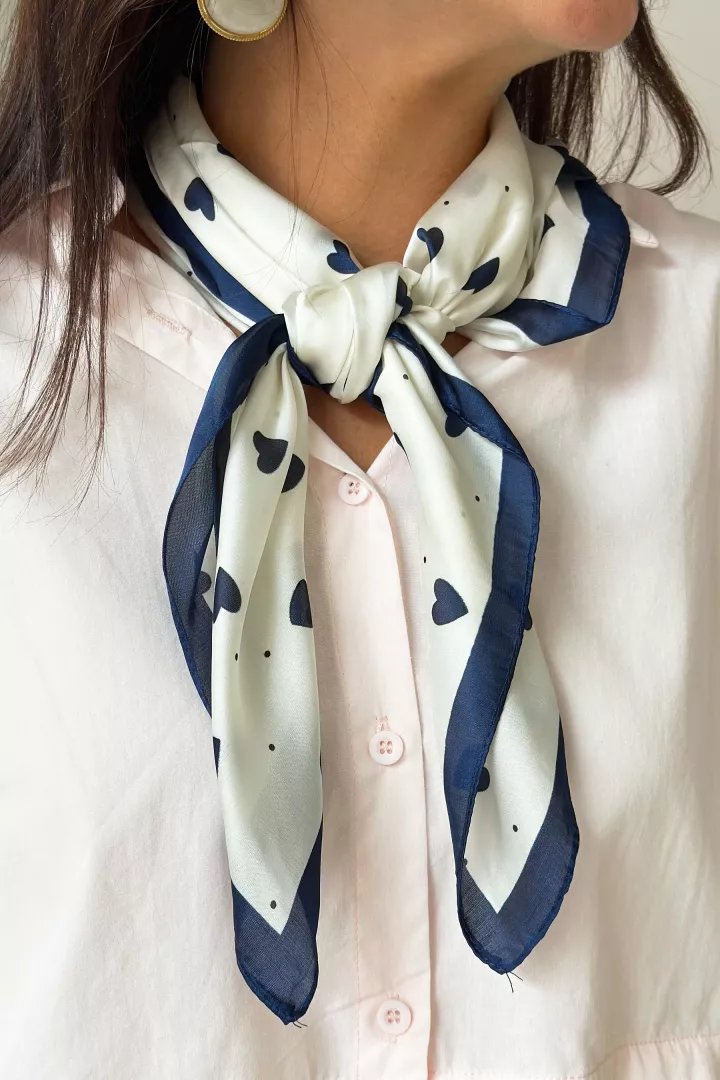 Foulard Manon Marine
