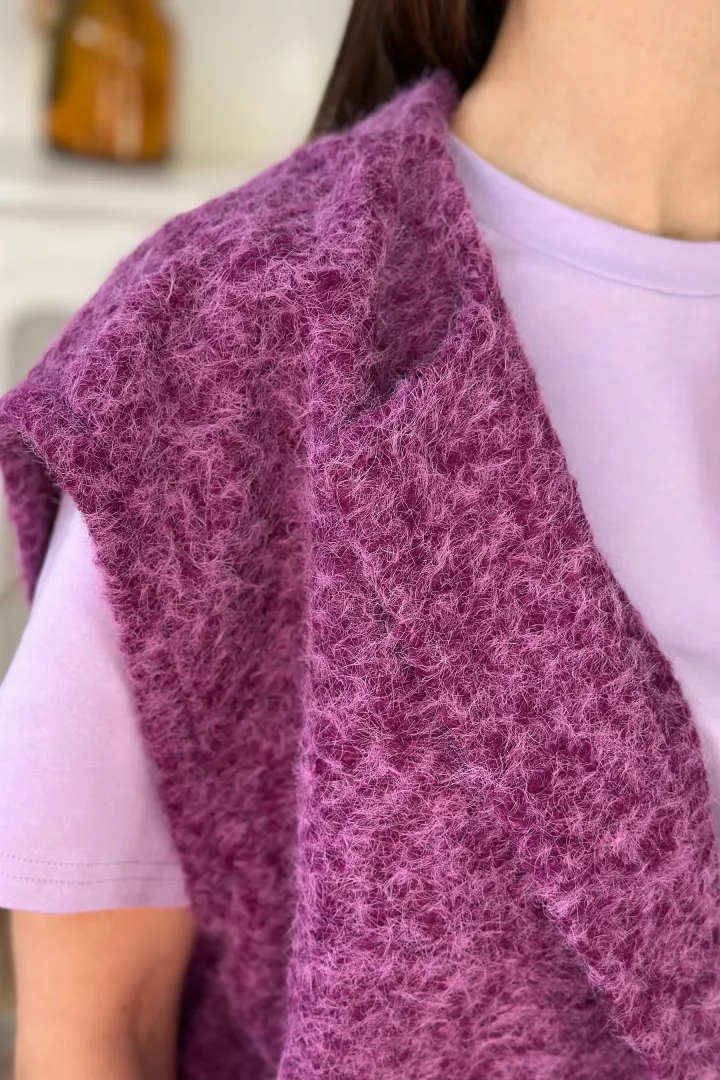 Gilet Sixtine Violet