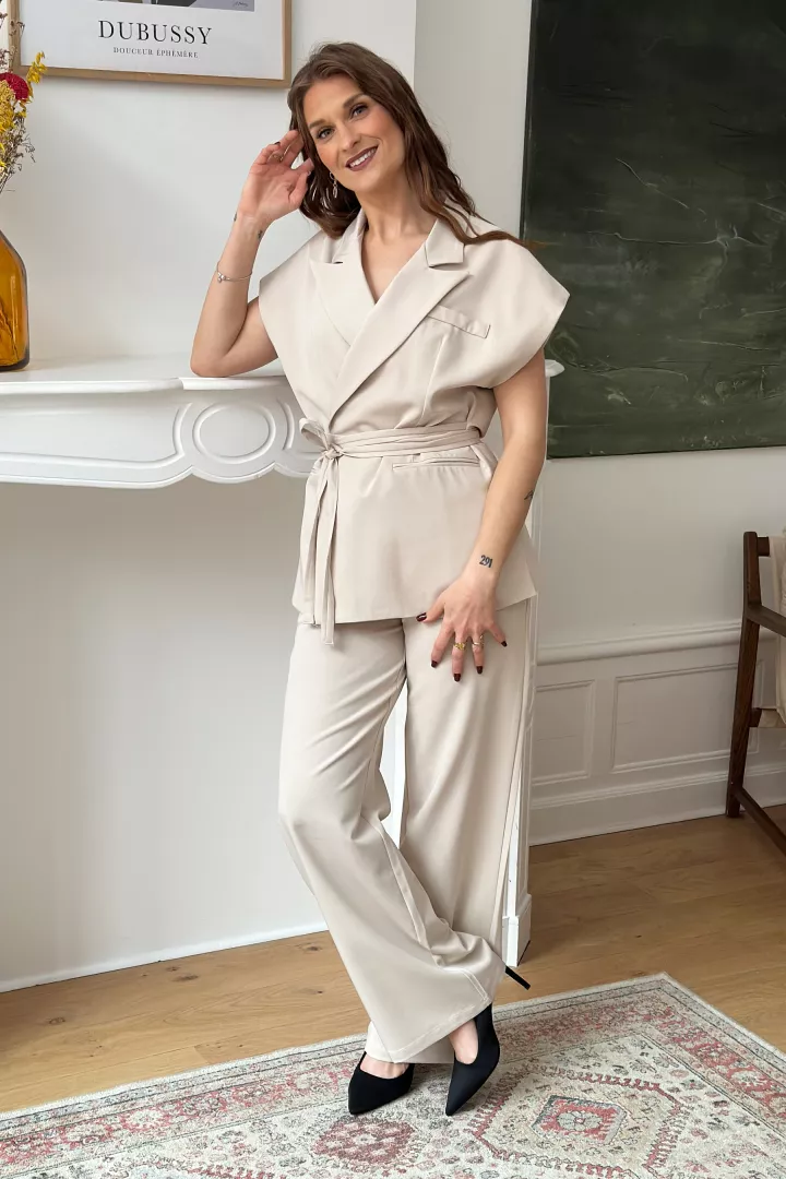 Pantalon Nessa Beige
