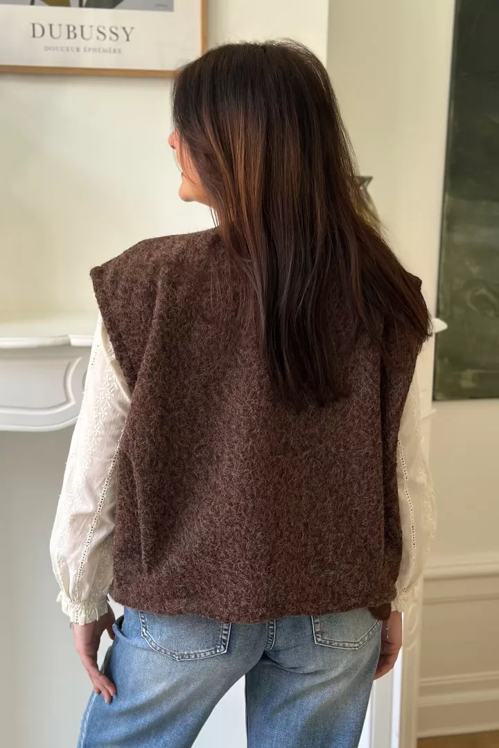 Gilet Sixtine Marron