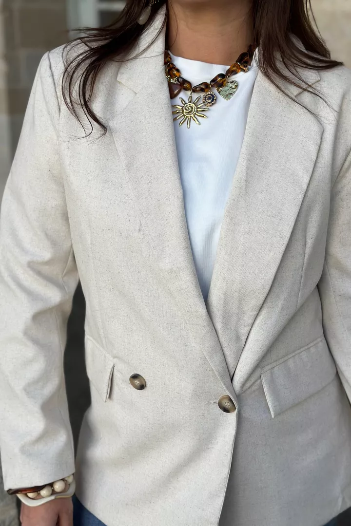 Blazer Yella Beige&nbsp;| Juste Elles