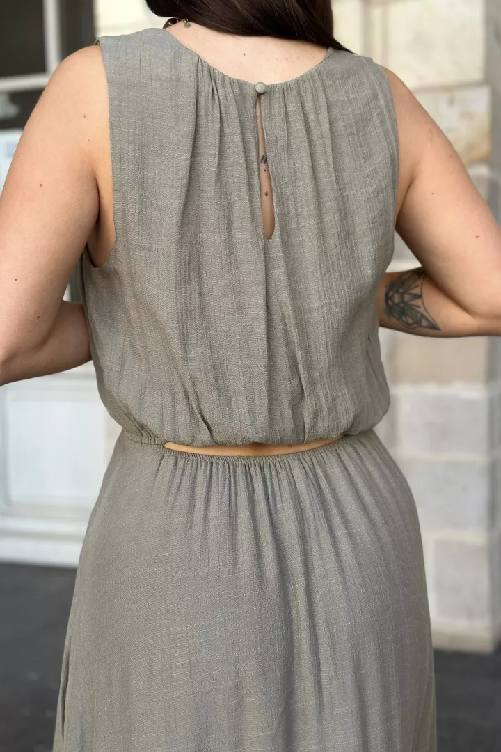 Robe longue Lucia Kaki