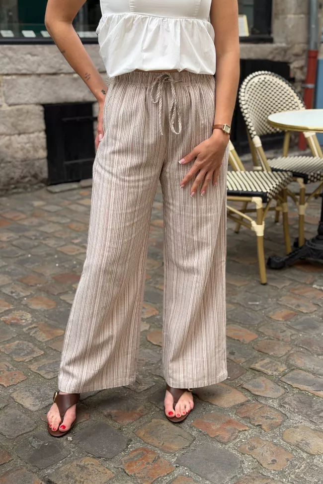 Pantalon Lyria camel