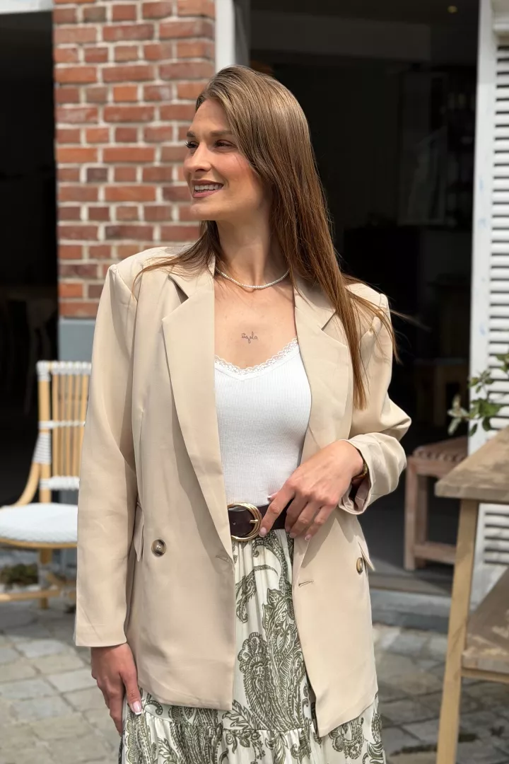 Veste Blazer Oceane Beige