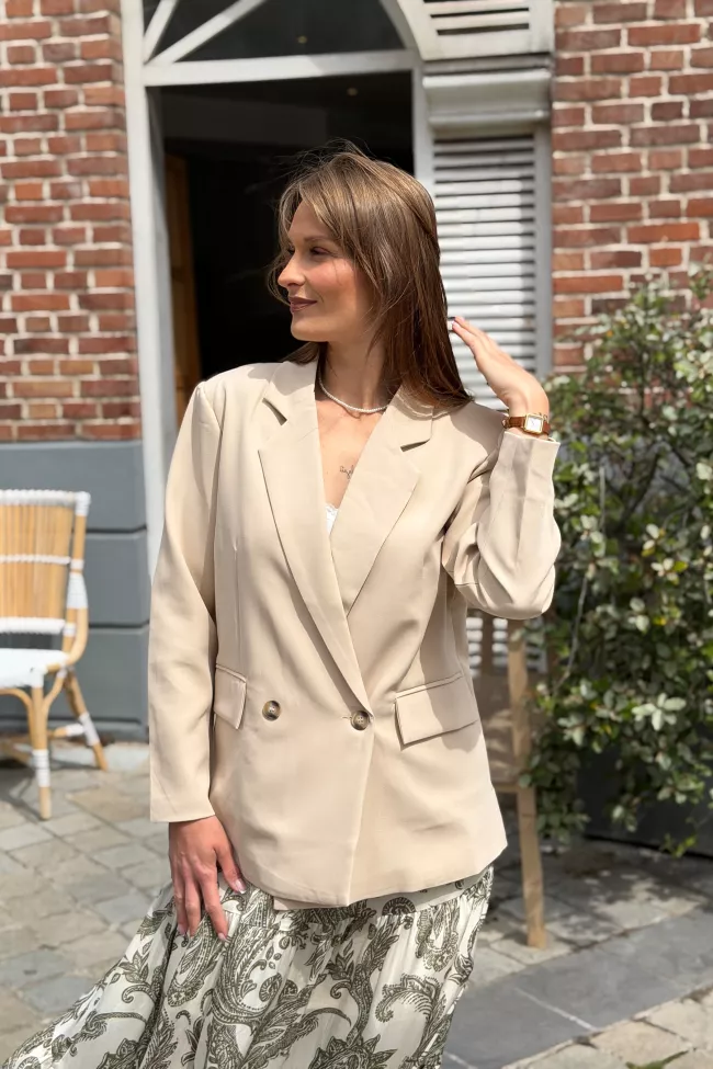 Veste Blazer Oceane Beige