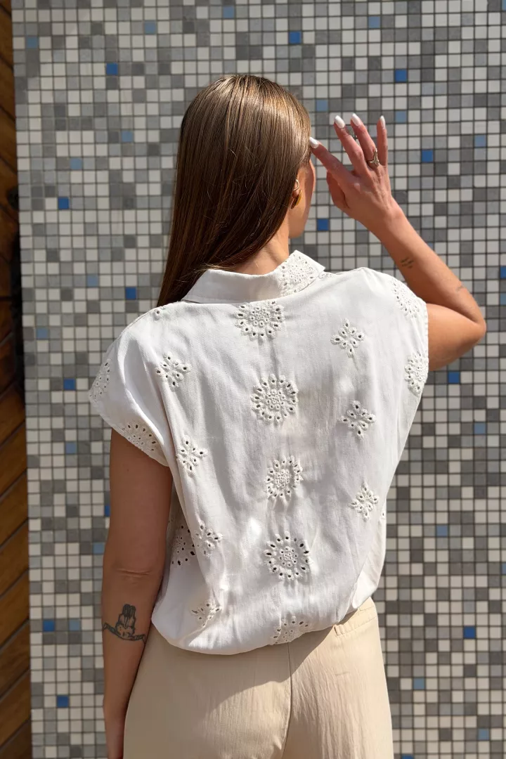 Veste sans manche Holly Beige