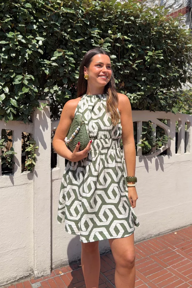 Robe courte Rosaline Vert