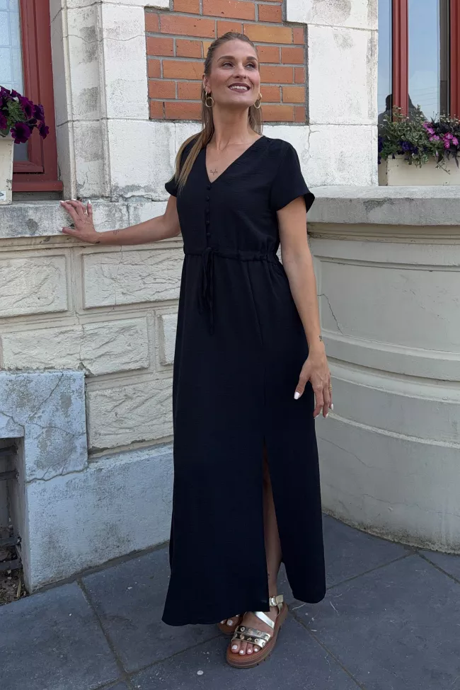 Robe longue Romy Noir