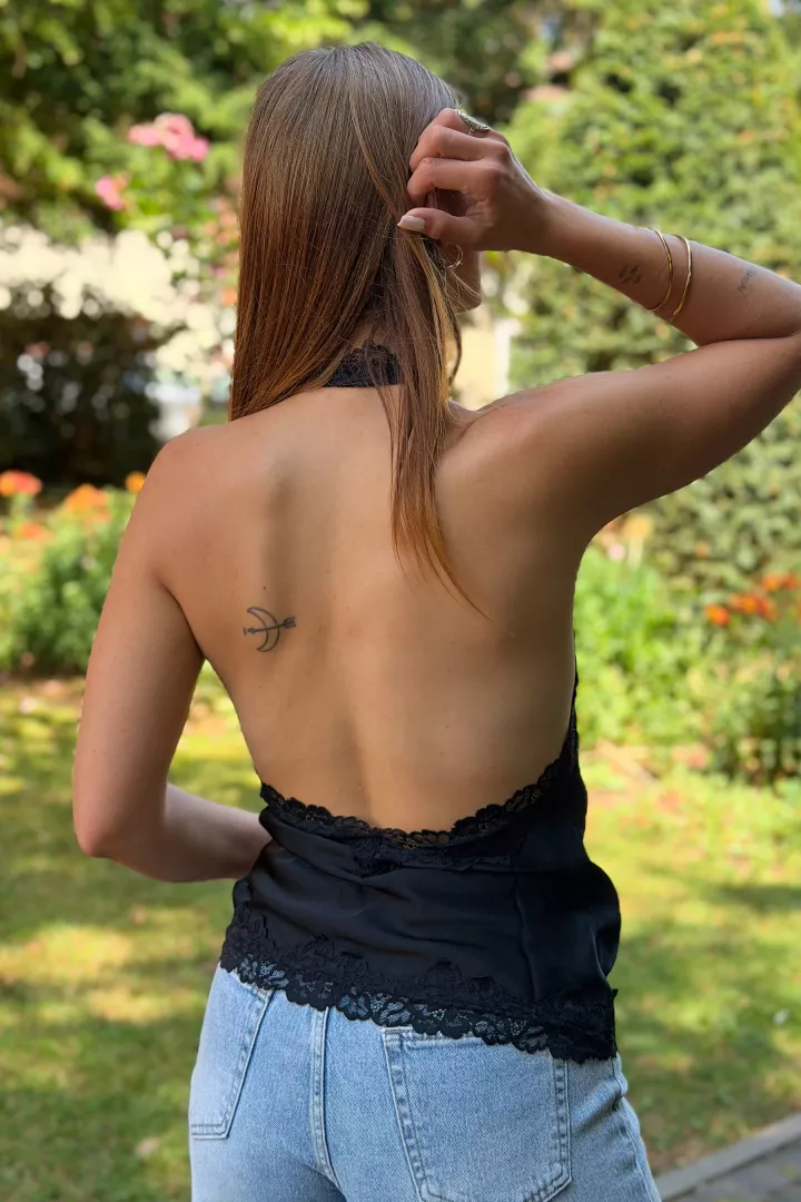 Top dos nu Fadia Noir