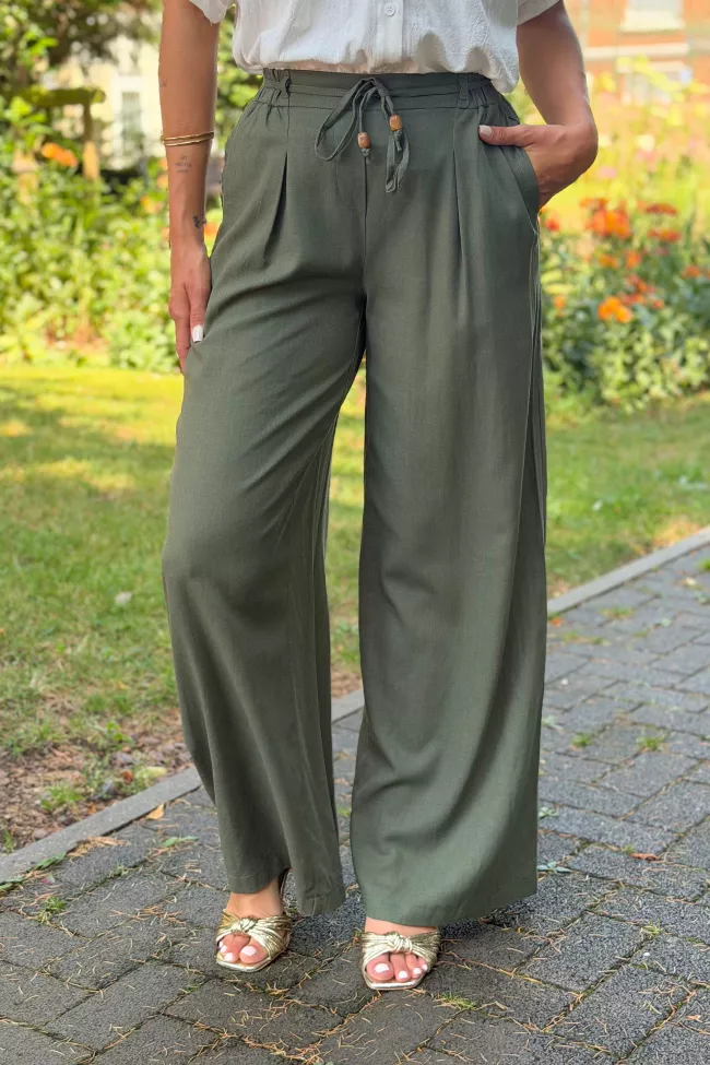 Pantalon Samia Kaki
