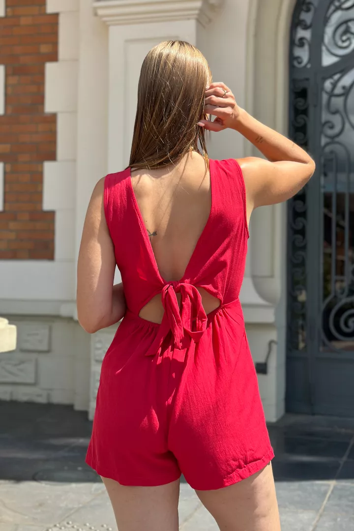 Combinaison Combishort Alexa Rouge