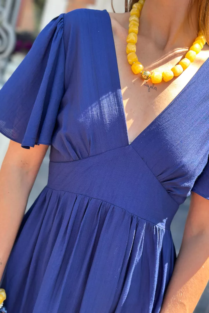 Robe longue Arielle Marine
