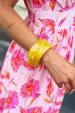 Bracelet Aurelie Jaune