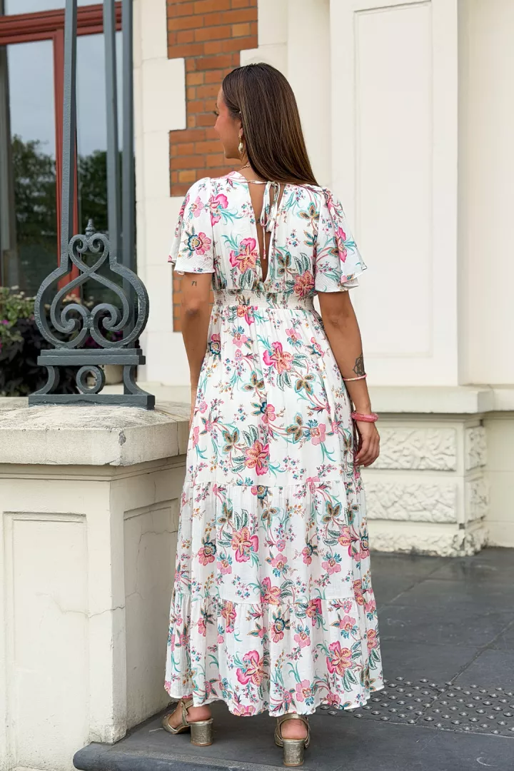 Robe longue Natia Beige