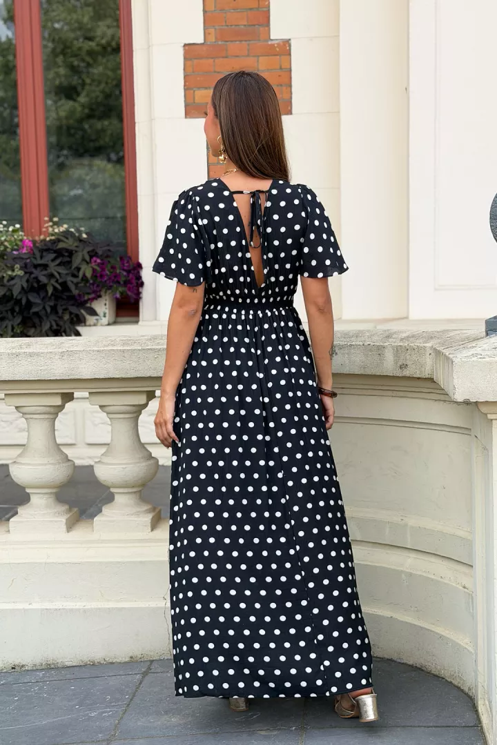 Robe longue Laora Noir