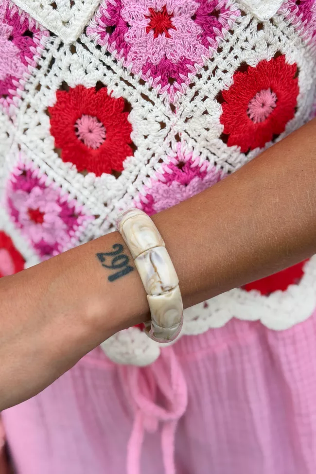 Bracelet Flavie Beige
