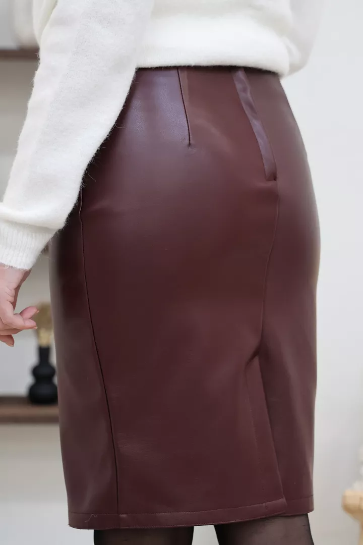 Jupe longue Isabella Burgundy&nbsp;| Juste Elles