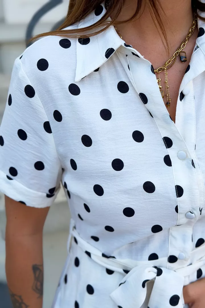 Robe longue Kimie Blanc