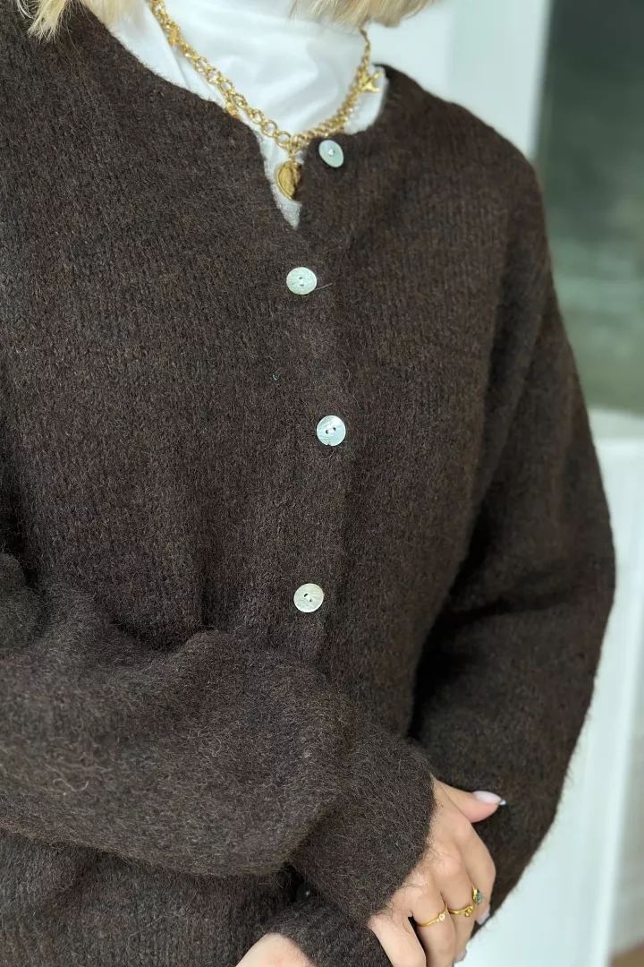 Gilet Dora Marron
