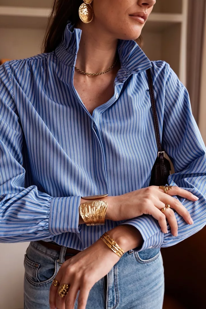 Chemise Morgane Marine
