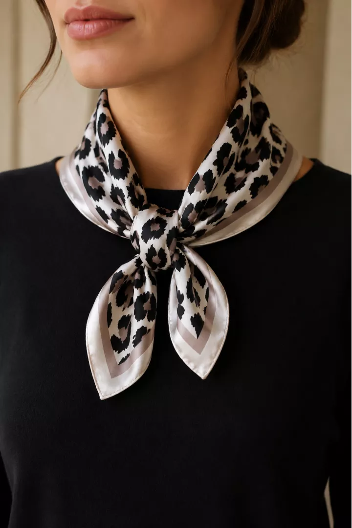Foulard Holly Leopard