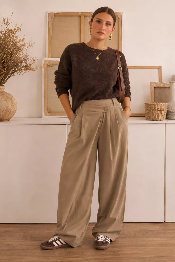 Pantalon Lorie Taupe