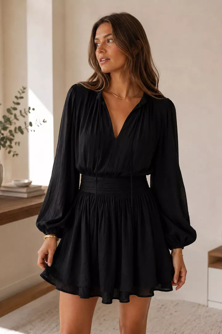 Robe courte Paloma Noir