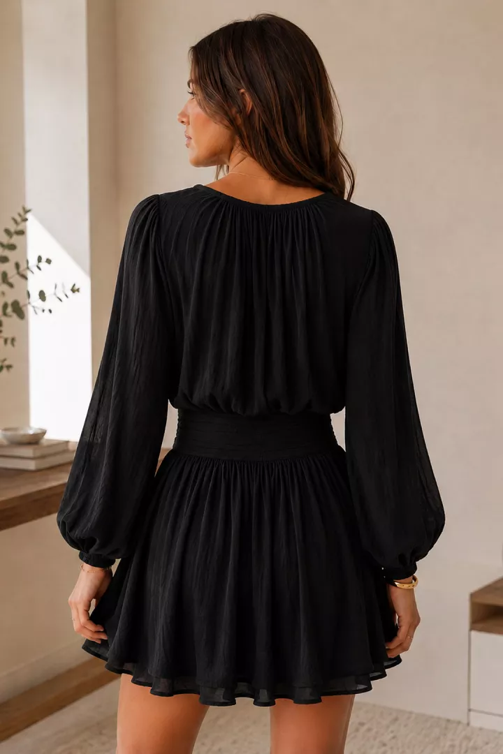 Robe courte Paloma Noir