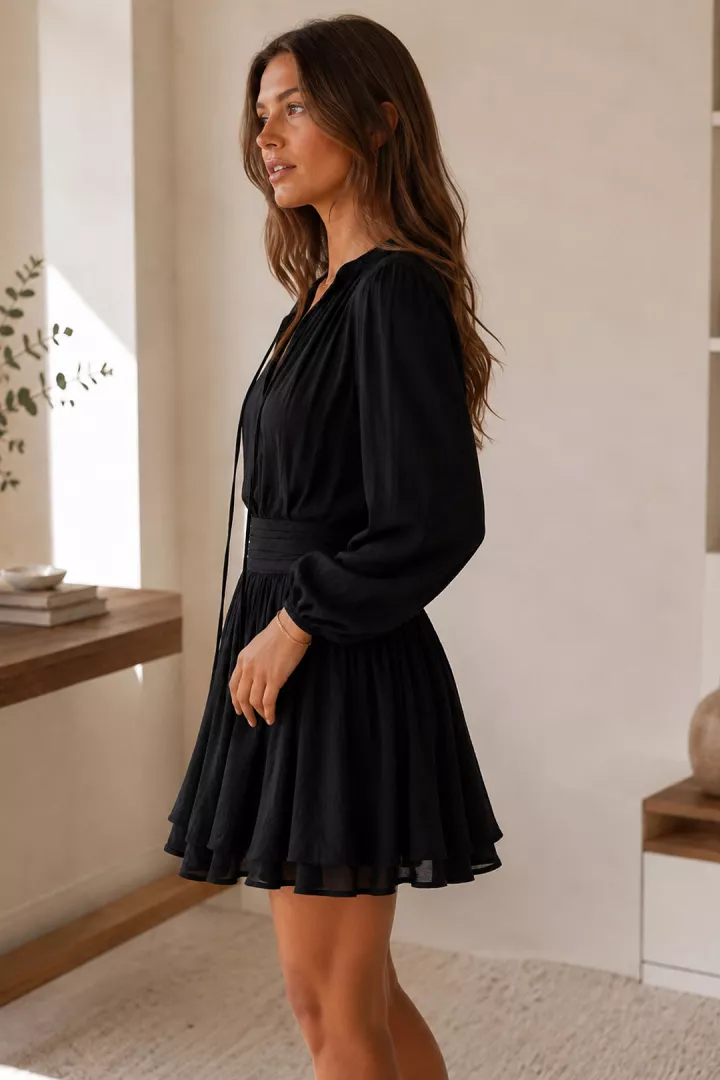 Robe courte Paloma Noir