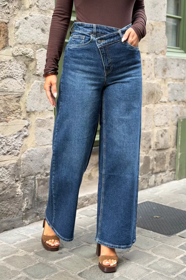 Jean large Perrine Bleu