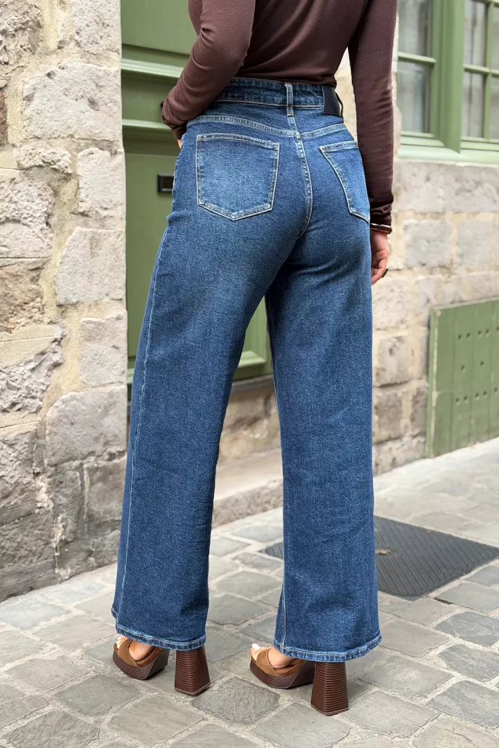 Jean large Perrine Bleu