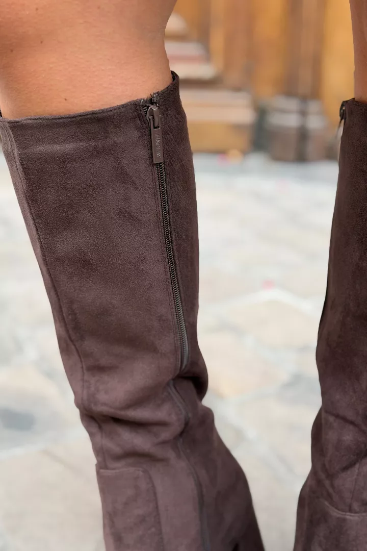 Chaussure Bottes Malia Chocolat