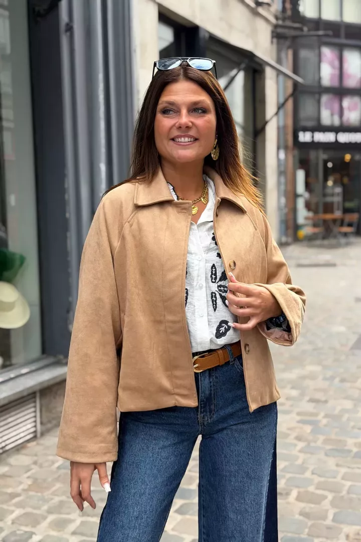 Veste Isaure Taupe