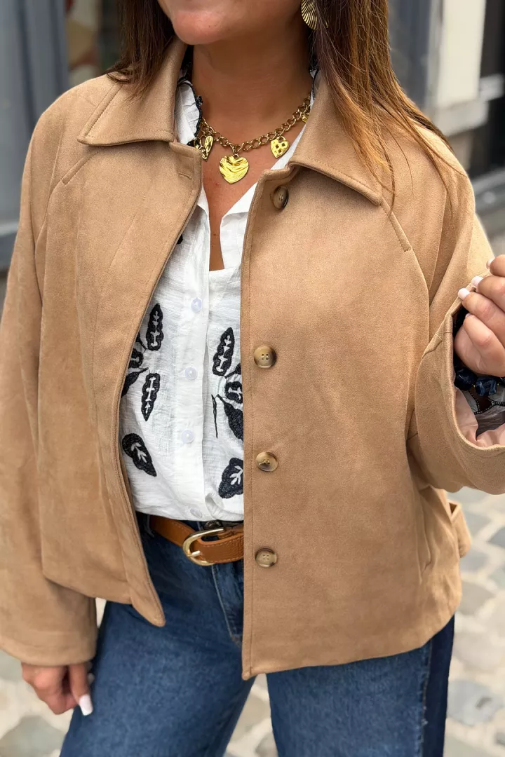Veste Isaure Taupe