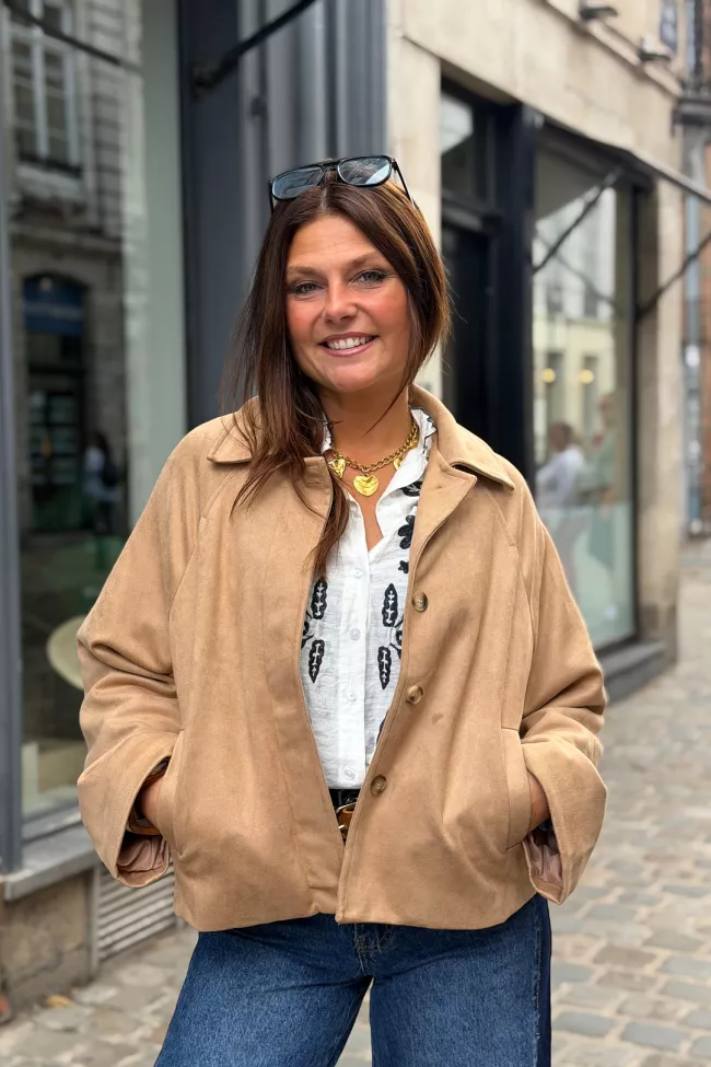 Veste Isaure Taupe