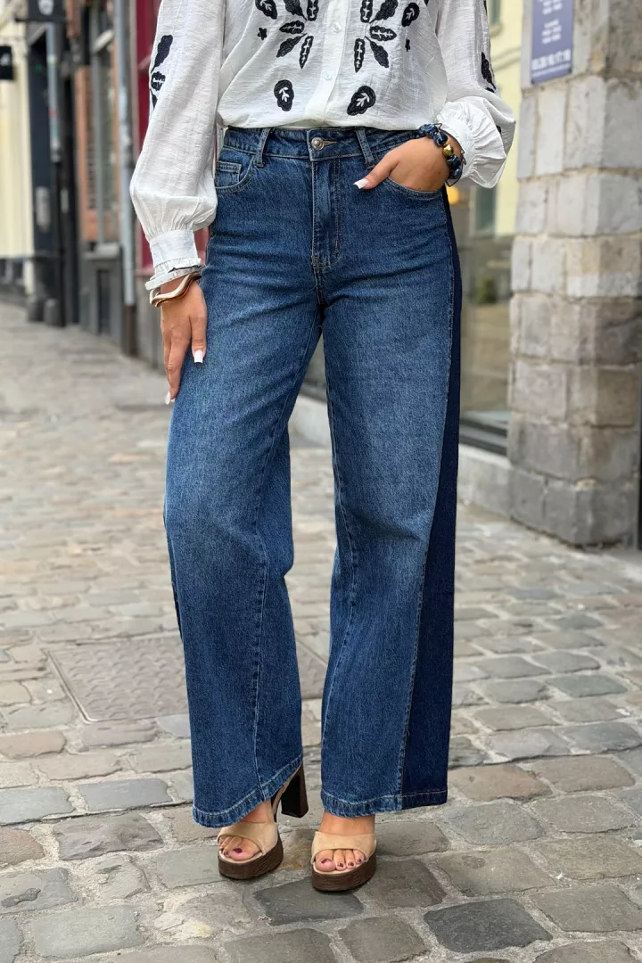 Jean wide leg Louna Bleu