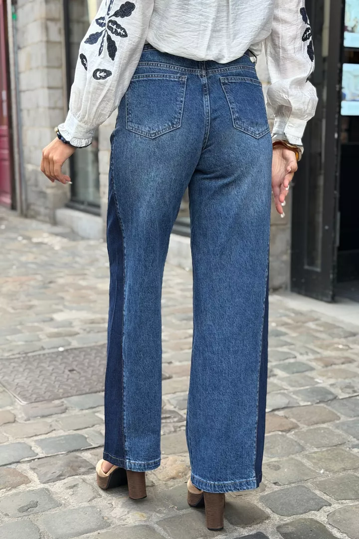 Jean wide leg Louna Bleu