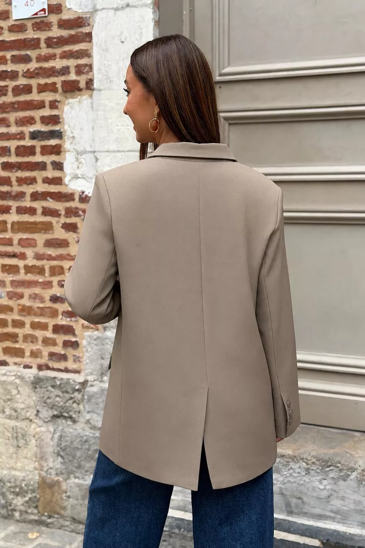 Veste Blazer Loly Taupe