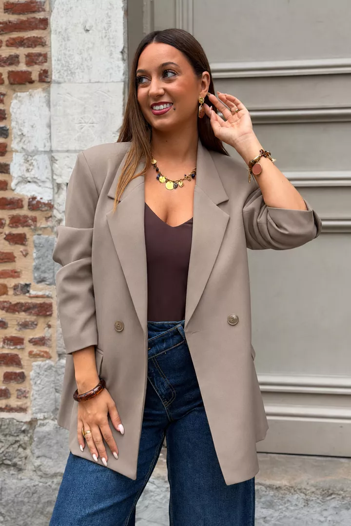 Veste Blazer Loly Taupe
