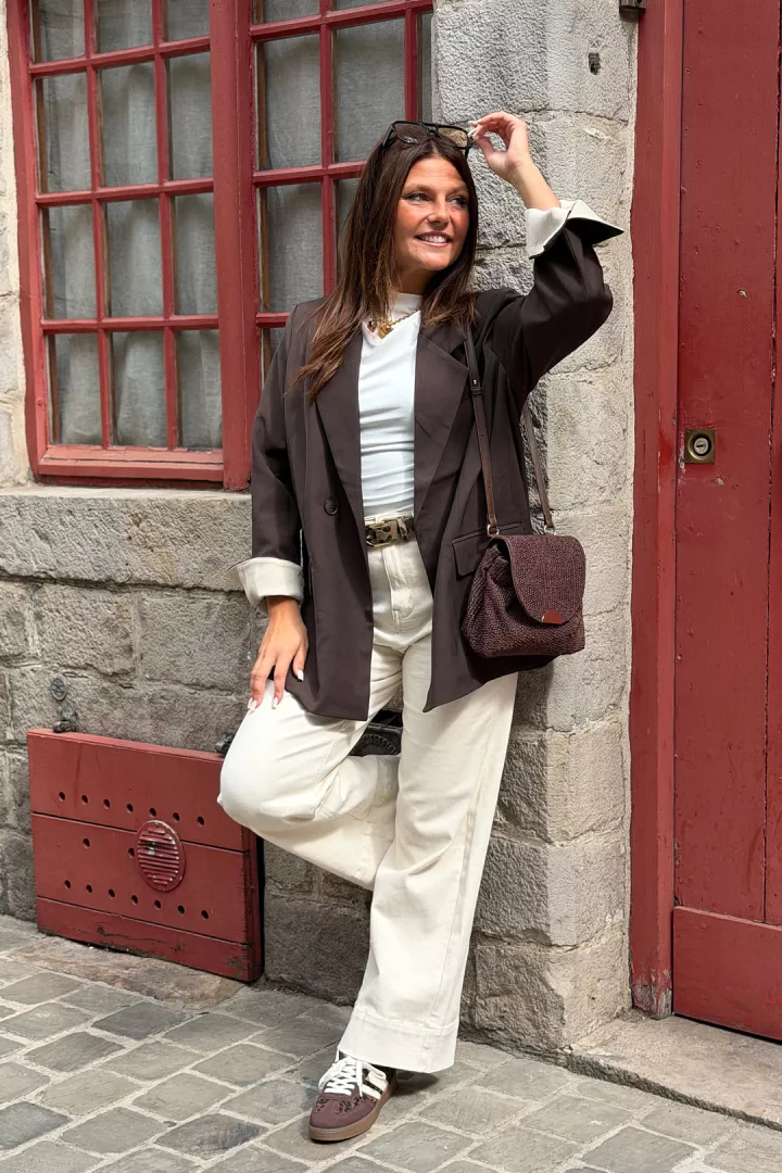Veste Blazer Tania Chocolat
