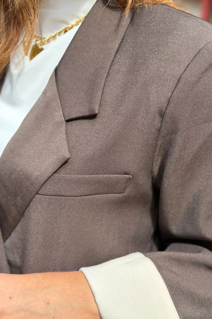 Veste Blazer Tania Chocolat