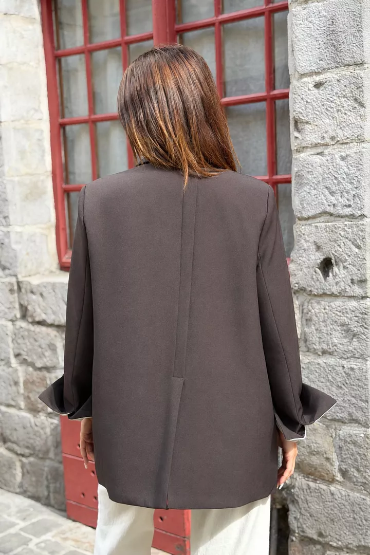Veste Blazer Tania Chocolat