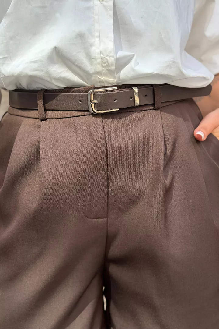 Short Hanna Marron
