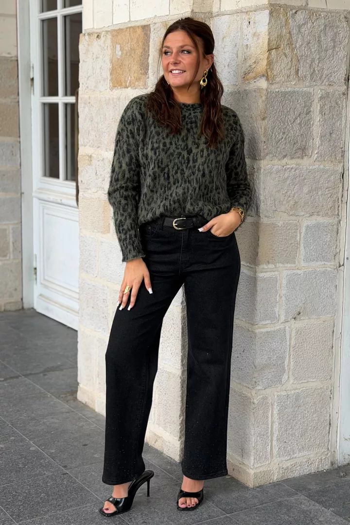 Jean strass Bonnie Noir