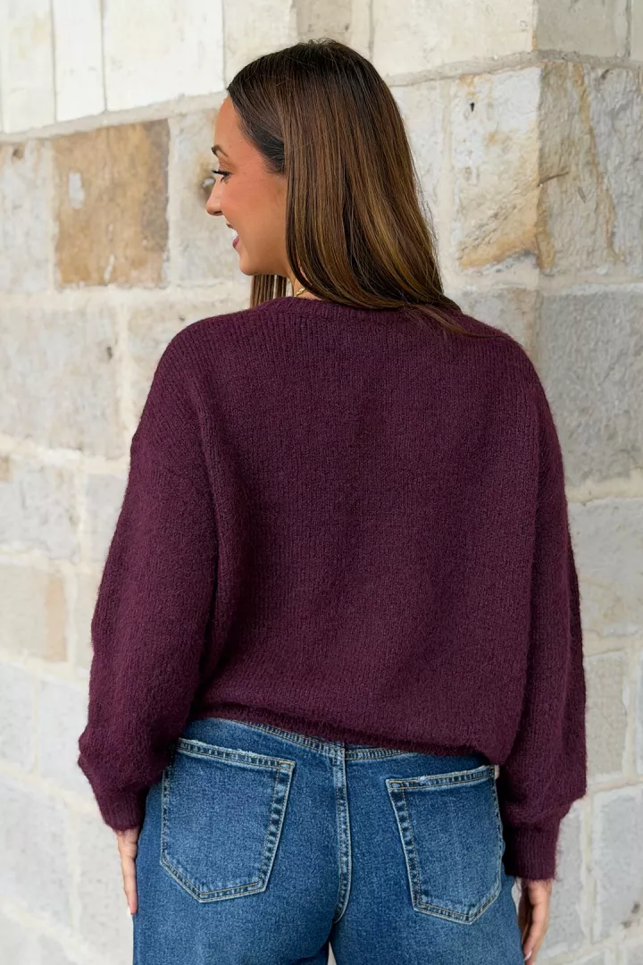 Gilet Dora Bordeaux
