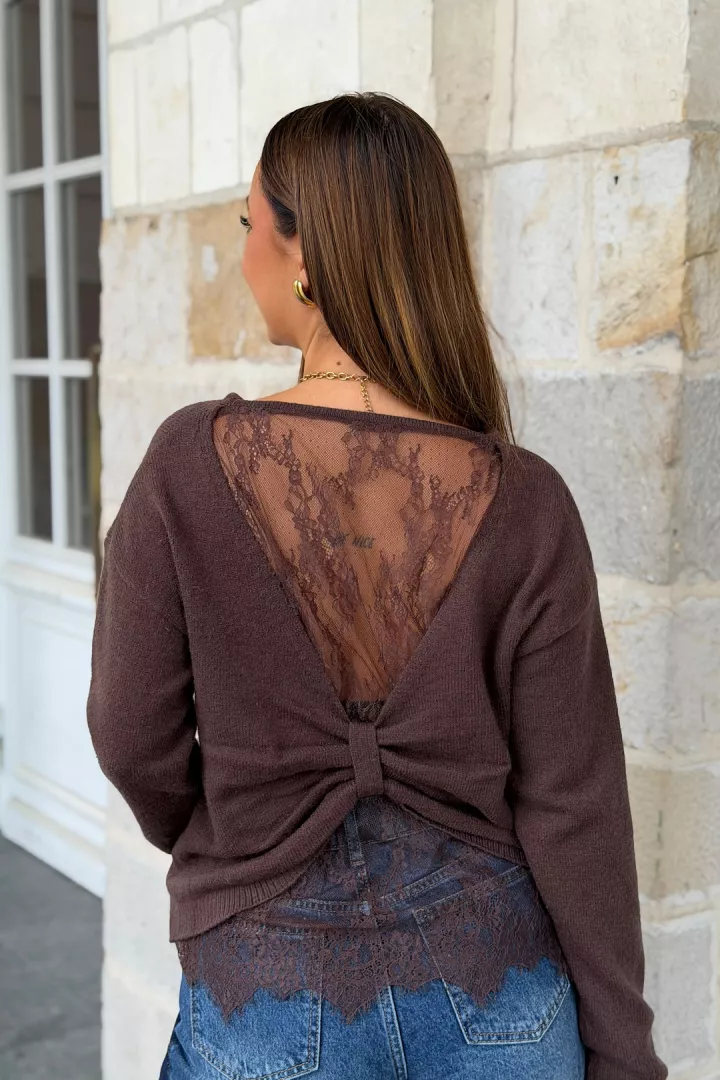 Pull Raquel Chocolat